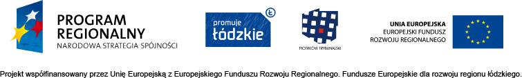 Fundusze Europejskie dla rozwoju regionu łódzkiego.
